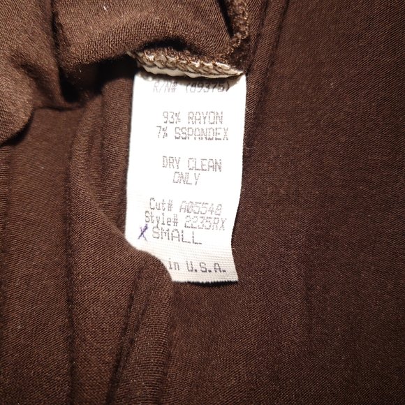 NWT Brown SKY Brand Leather Bustier Corset Mini Dress Tunic XS / 2 Fit & Flare - Picture 11 of 14